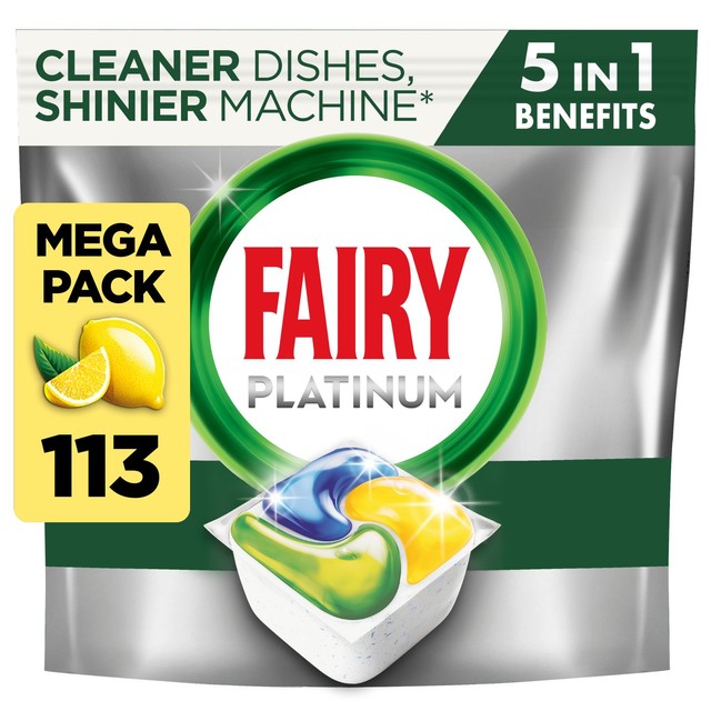 Fairy lemon dishwasher tablets - British product