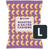 Ocado roasted and salted cashew nuts 350g, imported from the UK