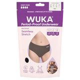 WUKA Stretch Seamless Period Pants Midi Brief for Heavy Flow, Size XS-L