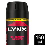 Lynx Fine Fragrance Collection Cherry Spritz Premium Deodorant Body Spray for Men 150ml