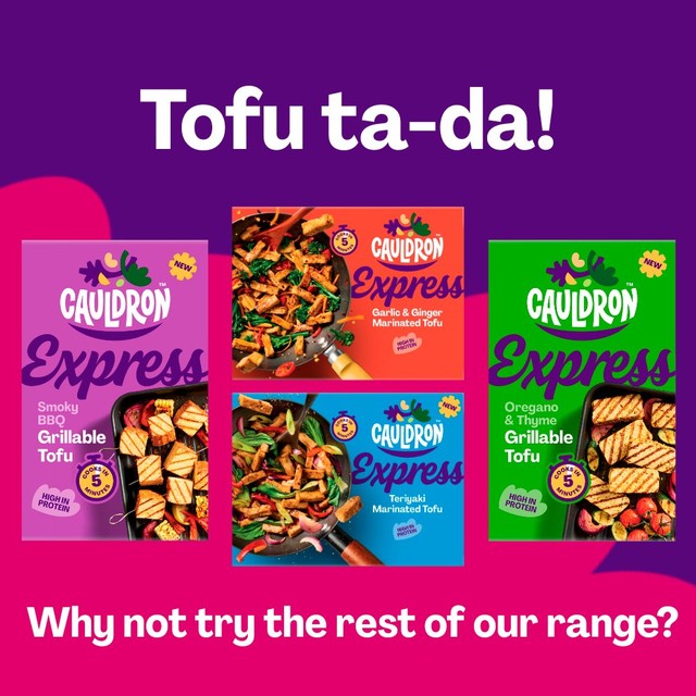 Cauldron marinated tofu pieces 160g - British product