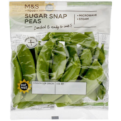 M&S Sugar Snap Peas Vegetable Snack 80g
