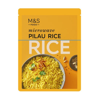 M&S Pilau Rice Microwavable Rice 250g
