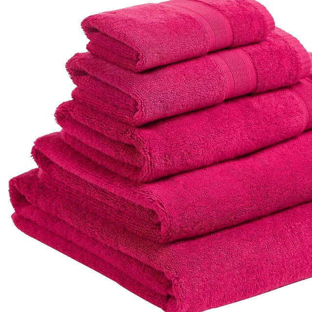 M&S face towels raspberry 2-pack, imported from the UK