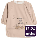 M&S acorn print baby bib for 12-24 months, imported from the UK