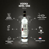 Ketel One vodka 70cl, UK version