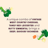 Higgidy roasted broccoli and vintage cheddar quiche 400g, UK version