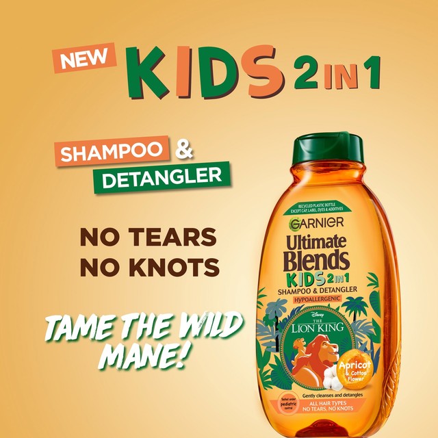Garnier kids apricot shampoo 250ml, UK version