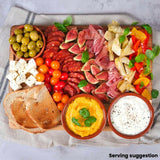 Ocado sliced artichoke hearts with parsley and chilli antipasti 280g, imported from the UK