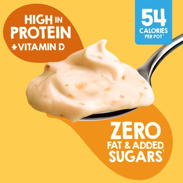 Light & Free Peach Yoghurt Multipack 4x115g, UK version