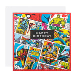 M&S Marvel Birthday Card 15x15cm