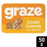 Graze Lively Lemon Oat Boosts Flapjack Snack Bar 50g