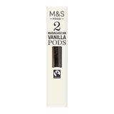 M&S Fairtrade Madagascan Vanilla Pods 2 Pack