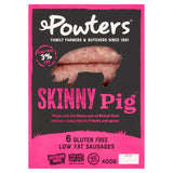 Powter's Skinny Pig Low Fat British Pork Sausages 400g