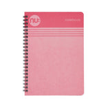 Nuco Cloud Pastel A5 Pink Wiro Notebook 110 pgs, imported from the UK