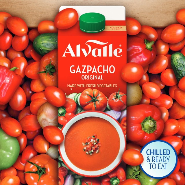Alvalle Gazpacho Original chilled vegetable soup 1L - British product