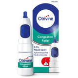 Congestion Relief Decongestant Nasal Spray with Xylometazoline 0.1% 10ml