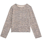 M&S Cotton Rich Crinkle Top Neutral Brown Kids' Top 4-5 Years