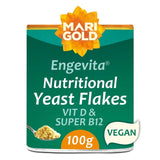 Marigold Health Foods Engevita Yeast Flakes with Vitamin D & B12 Savory Condiment 100g