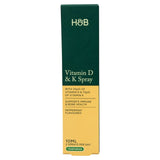 Holland & Barrett Vitamin D & K2 Spray Peppermint Flavour Dietary Supplement 10ml