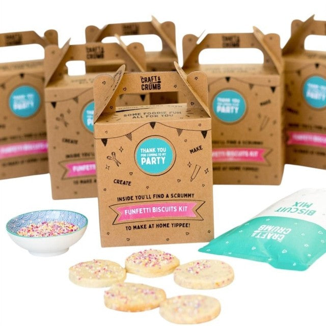 Craft & Crumb Funfetti biscuit kit 6 pack - British product