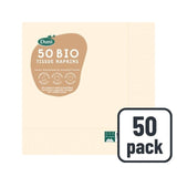Duni BIO cream compostable paper napkins 50 pack - British product