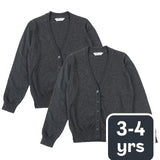 M&S children's cotton cardigan with StayNEW 3-4 Y, imported from the UK
