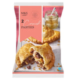 M&S 2 Cornish Pasties Butter Enriched Puff Pastry 300g
