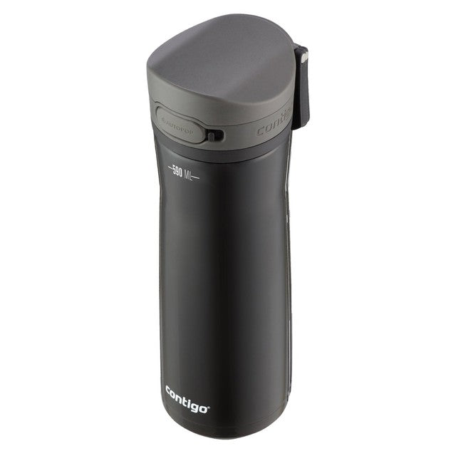 Contigo Jackson Chill Licorice Black reusable water bottle - British product