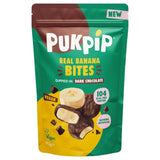 Pukpip banana bites dipped in dark chocolate 172g, imported from the UK