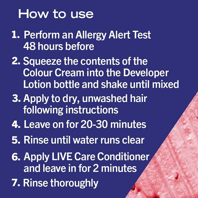 Schwarzkopf Live Real Red 35 permanent hair dye 142ml (British brand)