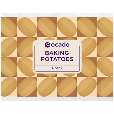 Ocado British Large Baking Potatoes 4 Pack