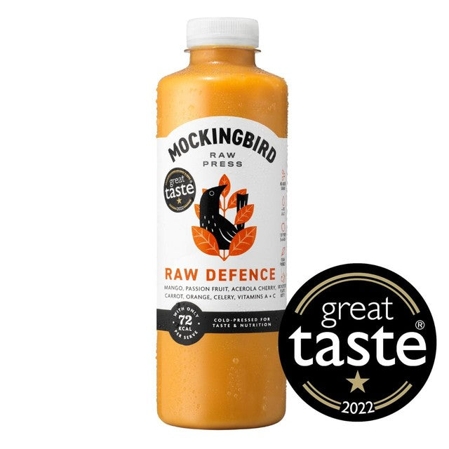 Mockingbird smoothie mango, passion fruit, carrot 750ml, imported from the UK