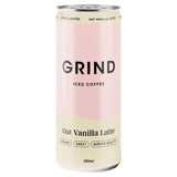 Grind Iced Oat Vanilla Latte Canned Iced Coffee Drink 250ml