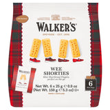 Walkers Shortbread Wee Shorties mini shortbread fingers 6 x 25g (British brand)