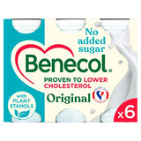Benecol Cholesterol Lowering Original Yogurt Drink No Added Sugar 6 x 67.5g
