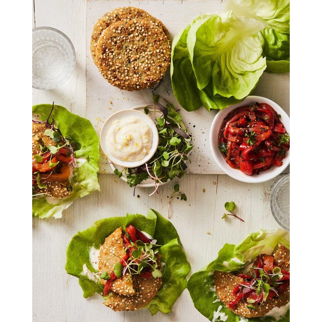 Strong Roots The Pumpkin & Spinach Burger