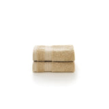 Bliss Pima Cotton Face Cloths Biscuit 2 Pack 30cm x 30cm