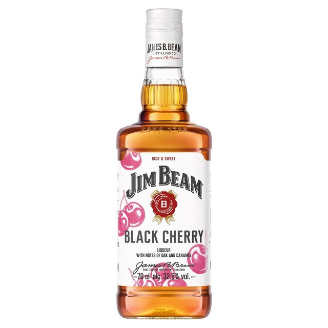 Jim Beam black cherry bourbon whiskey 70cl, UK version