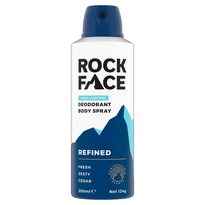 Rock Face Refined Men's Deodorant Body Spray 200ml