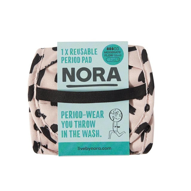 Nora reusable menstrual pad Moderate 26cm, imported from the UK