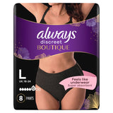 Always Discreet Boutique Incontinence Pants Black L