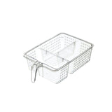 KitchenCraft Plastic Cupboard Organiser Box with Handles 20.5x31x9cm