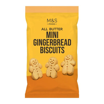 M&S All Butter Mini Gingerbread Biscuits 100g