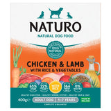 Naturo Chicken, Lamb with Rice & Vegetables Wet Dog Food 400g
