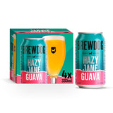 BrewDog Hazy Jane Guava beer 4 x 330ml - British product