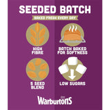 Warburtons seeded batch loaf 800g (British brand)