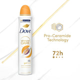 Dove anti-perspirant deodorant spray passion fruit and lemongrass scent 200ml - British product