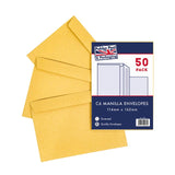 Pukka Pads C6 Manilla Gummed Envelopes 50 Pack
