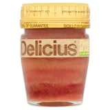 Delicius anchovy fillets in organic olive oil 58g - British product